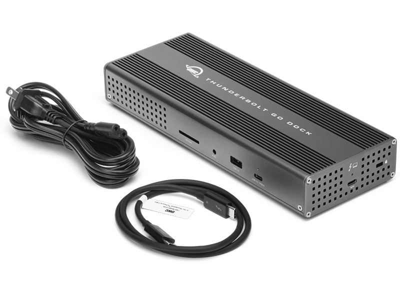 داک جدید OWC Thunderbolt Go از اتصال هم زمان به دو نمایشگر 4K پشتیبانی می کند