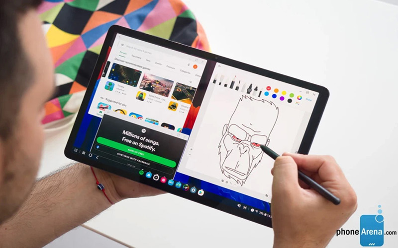 ارتقاء قابلیت های نرم افزاری در سامسونگ Tab S7 و +Tab S7