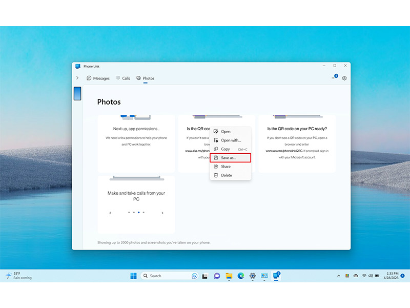 انتقال عکس از گوشی به PC