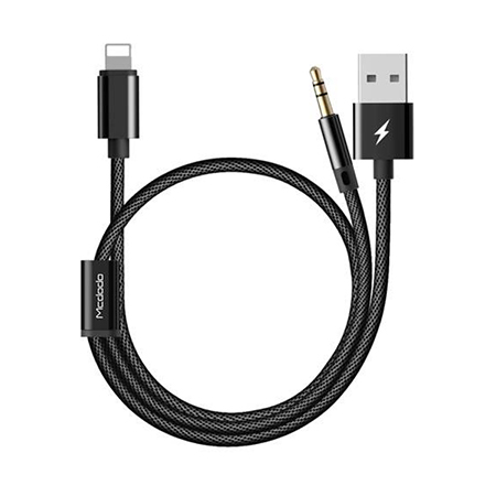 کابل تبدیل لایتنینگ به USB/AUX مک دودو Mcdodo CA-3461 طول 1.2 متر