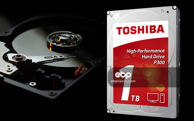 طراحی و ساخت هارددیسک اینترنال Toshiba P300 HDWD110EZSTA 1TB