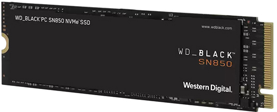 طراحی و ساخت حافظه اس اس دی اینترنال WD_BLACK SN850 NVMe 1TB به همراه هیت سینک