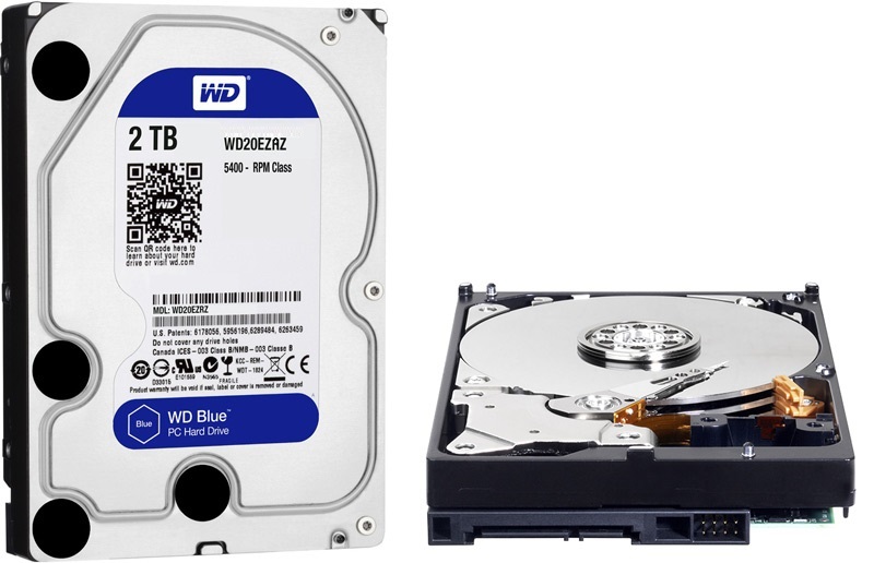 هارد دیسک اینترنال وسترن دیجیتال Western Digital Blue PC Desktop با ظرفیت 2 ترابایت