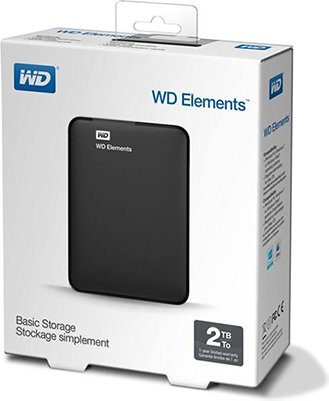 هارد دیسک اکسترنال وسترن دیجیتال Western Digital Elements با ظرفیت 2 ترابایت
