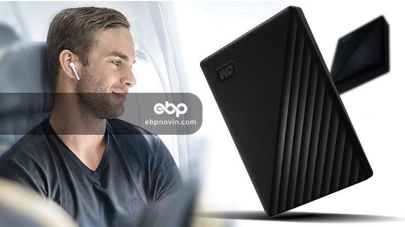 هارد دیسک اکسترنال وسترن دیجیتال Western Digital My Passport با ظرفیت یک ترابایت