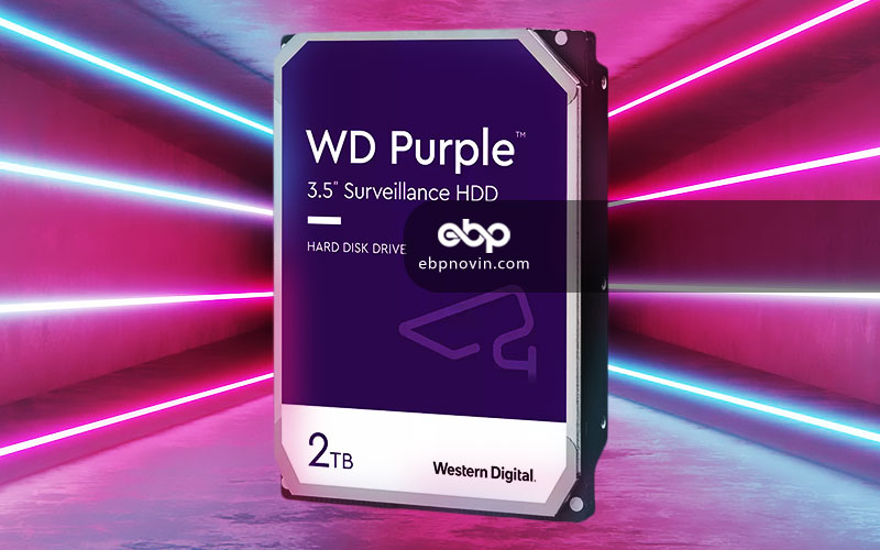 طراحی و ساخت هارددیسک اینترنال Western Digital Purple 2TB
