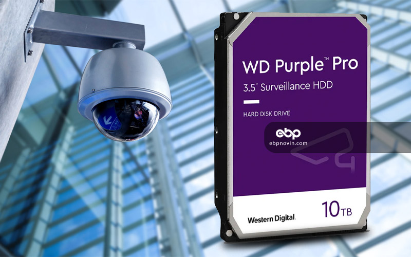 طراحی و ساخت هارددیسک اینترنال Western Digital Purple Pro 10TB