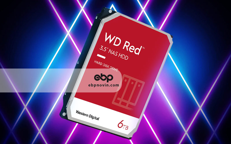 طراحی و ساخت هارددیسک اینترنال Western Digital Red 6TB