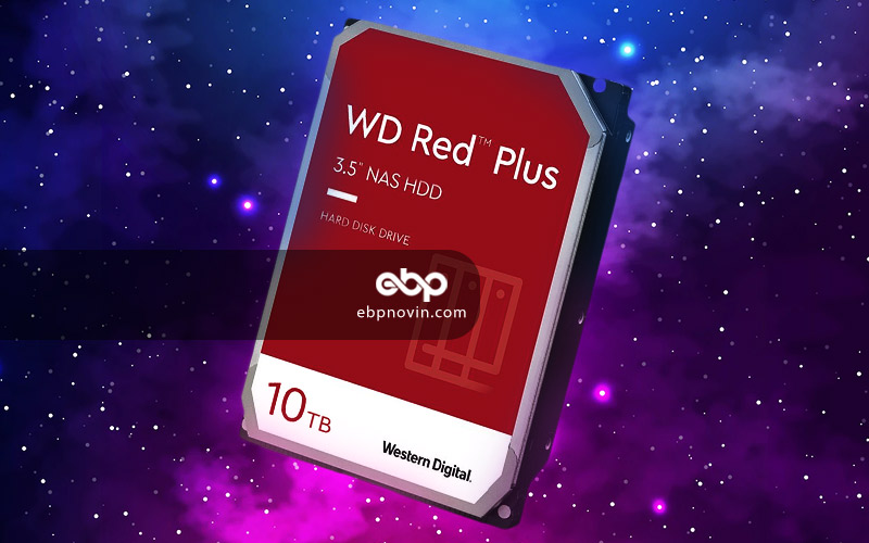 طراحی و ساخت هارددیسک اینترنال Western Digital Red Plus 10TB