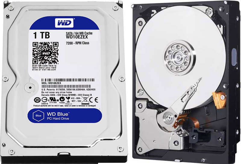 طراحی و ساخت هارددیسک اینترنال Western Digital Blue PC Desktop