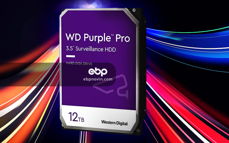 طراحی و ساخت هارددیسک اینترنال Western Digital Purple Pro 12TB