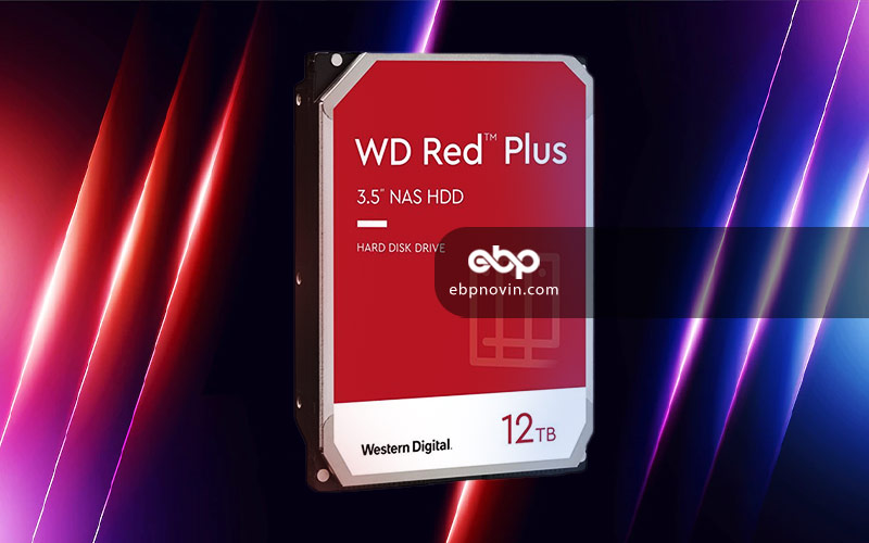 طراحی و ساخت هارددیسک اینترنال Western Digital Red Plus 12TB