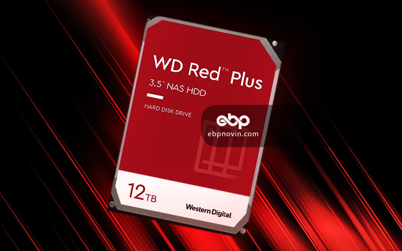هارد دیسک اینترنال وسترن دیجیتال Western Digital Red Plus با ظرفیت 12 ترابایت