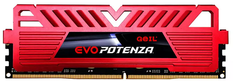 شکل ظاهری رم Geil Evo Potenza 32GB DDR4 3200MHz CL18