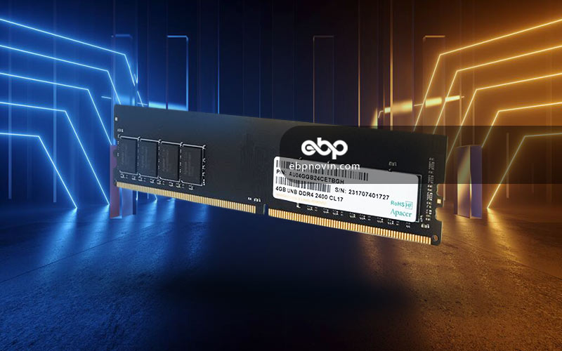 شکل ظاهری رم APACER DDR4 2400MHZ 4GB