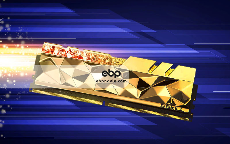 رم جی اسکیل G.Skill Trident Z Royal Elite Gold 64GB (2x32GB) 4000MT/s CL18