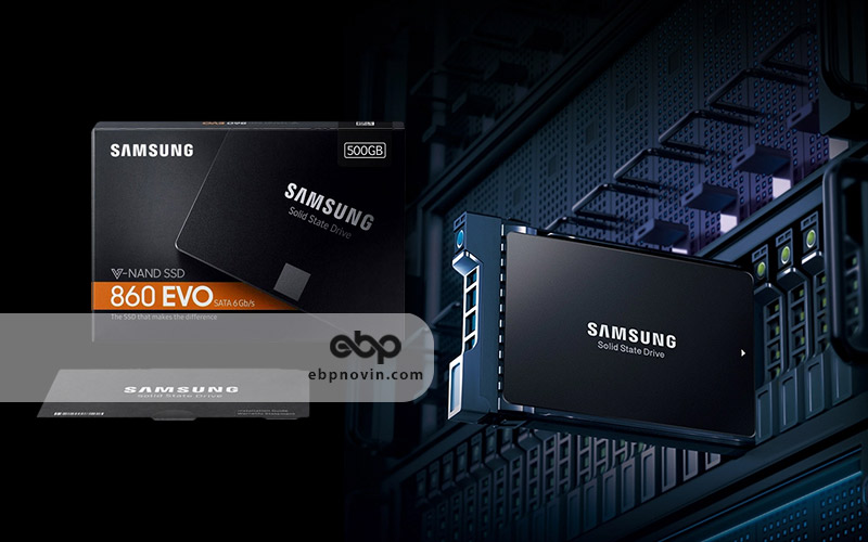 طراحی و ساخت هارد اس اس دی اینترنال Samsung 860 EVO با ظرفیت 500 گیگابایت