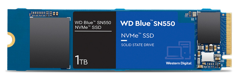 طراحی و ساخت حافظه SSD اینترنال Western Digital Blue SN550 NVMe M.2 SSD 1TB