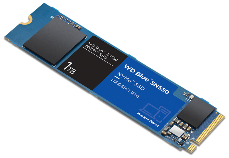 حافظه SSD اینترنال وسترن دیجیتال Western Digital Blue SN550 NVMe M.2 SSD با ظرفیت 1 ترابایت