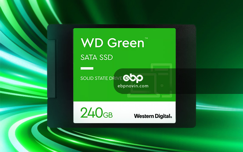طراحی و ساخت حافظه SSD اینترنال WD Green SATA با ظرفیت 240 گیگابایت