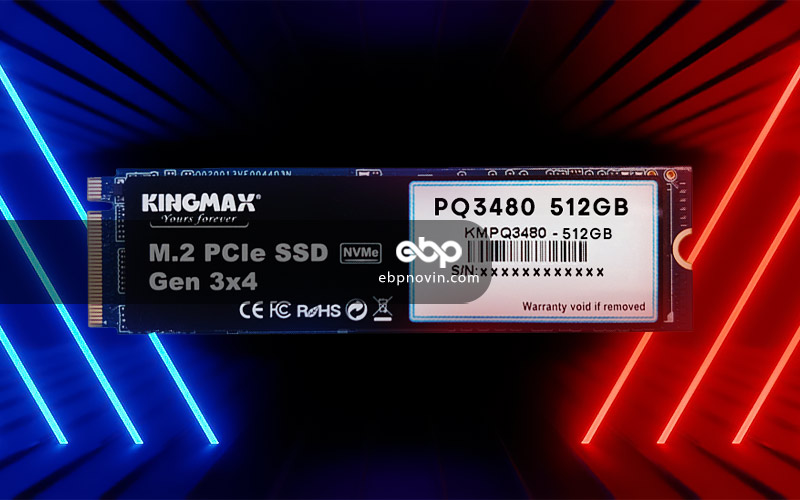طراحی و ساخت حافظه SSD اینترنال Kingmax PQ3480 NVMe M.2 512GB