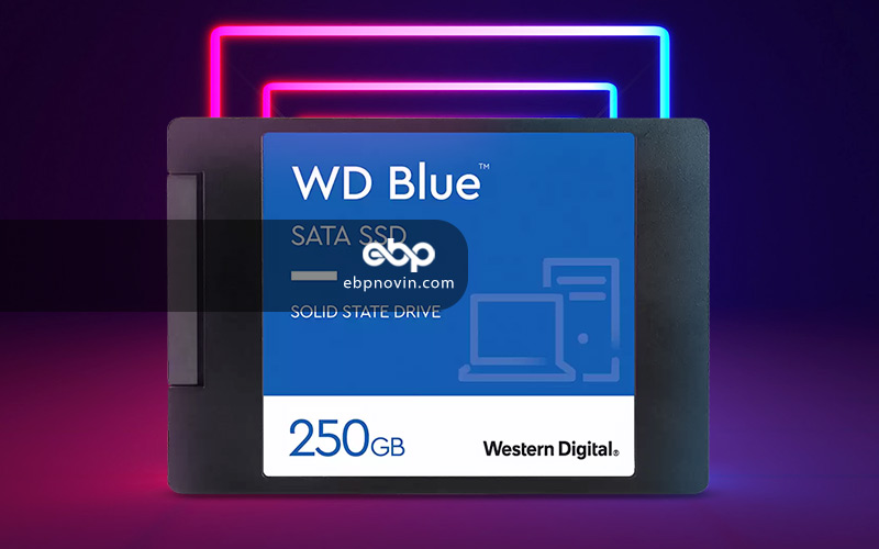 طراحی و ساخت حافظه SSD اینترنال Western Digital Blue 3D NAND SATA 250GB