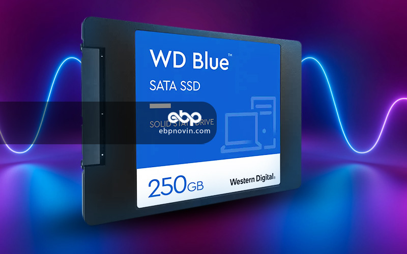 حافظه اس اس دی اینترنال وسترن دیجیتال WD Blue 3D NAND SATA SSD با ظرفیت 250 گیگابایت