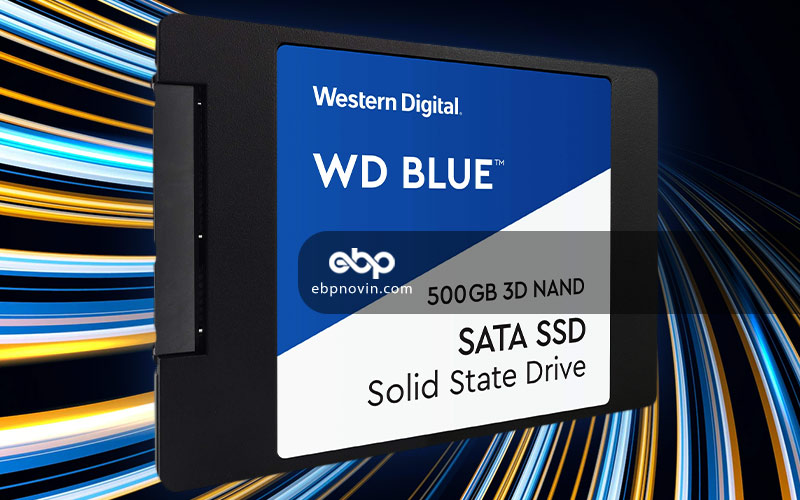 طراحی و ساخت حافظه SSD اینترنال WD Blue SATA با ظرفیت 500 گیگابایت