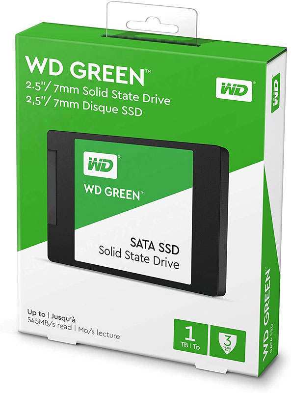 حافظه SSD اینترنال وسترن دیجیتال Western Digital Green SATA با ظرفیت 1 ترابایت