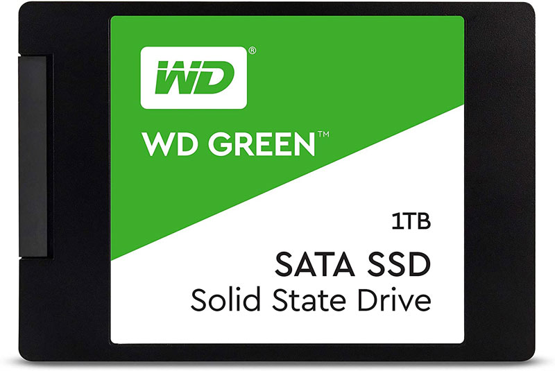 طراحی و ساخت حافظه SSD اینترنال Western Digital Green SATA SSD 1TB