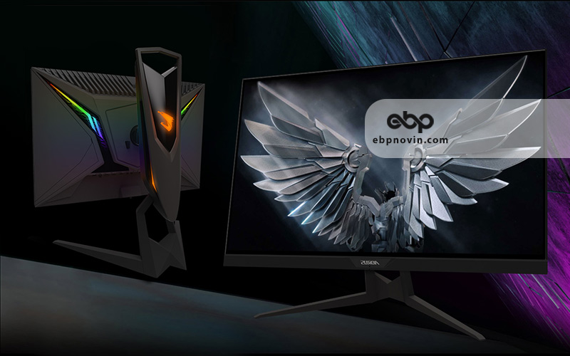 طراحی و کیفیت مانیتور گیمینگ گیگابایت AORUS KD25F