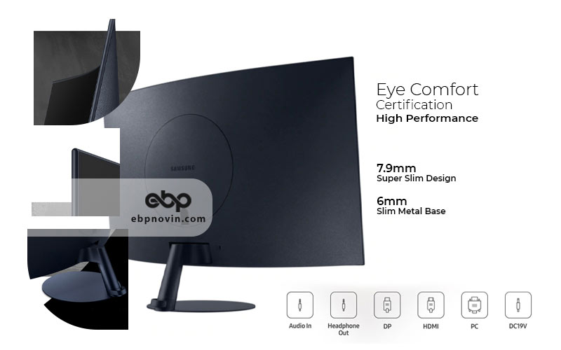 مانیتور سامسونگ SAMSUNG LC27T550FD-M