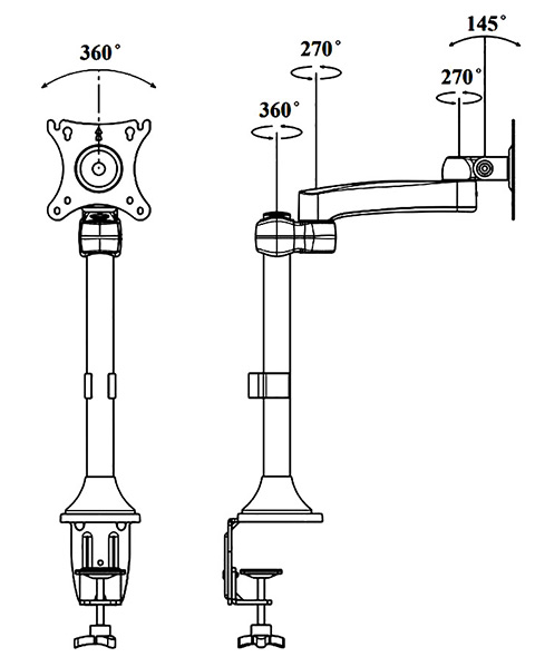 پایه مانیتور LCDARM LD-410A