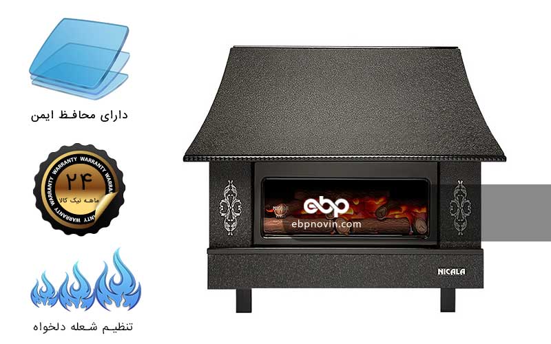 بخاری گازی شومینه ای نیک کالا MC30