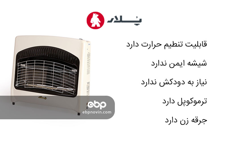 بخاری گازی پلار 30KN
