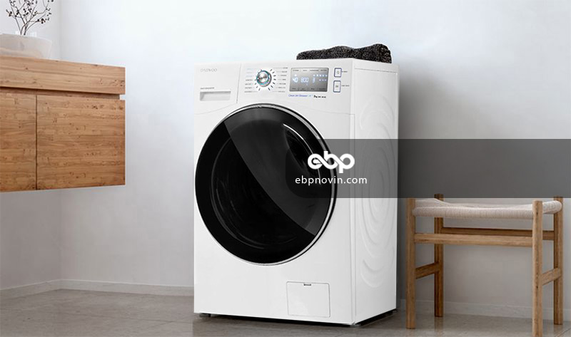 ماشین لباسشویی درب از جلو دوو مدل DWK-9540V ظرفیت 9 کیلوگرم