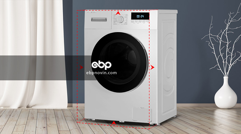 ماشین لباسشویی درب از جلو ایکس ویژن مدل TE62-AW/AS ظرفیت 6 کیلوگرم