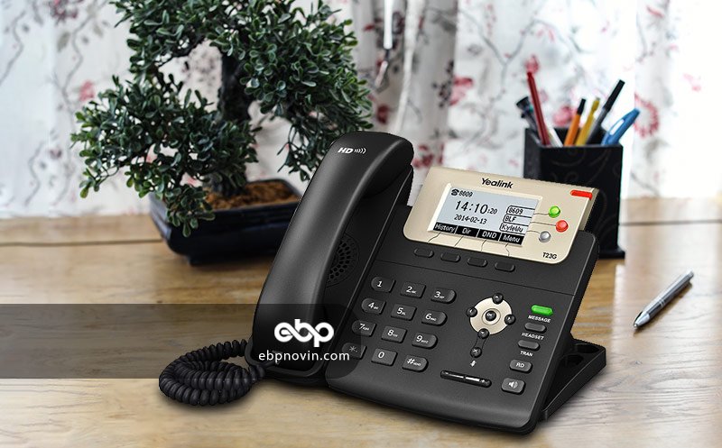 معرفی تلفن تحت شبکه یالینک SIP-T23G