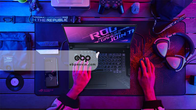 کیبورد و تاچ پد لپ تاپ ASUS ROG STRIX G512LW-HN193