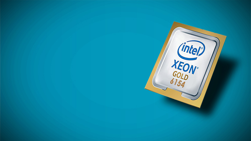 معرفی سی پی یو سرور اینتل Xeon Gold 6154