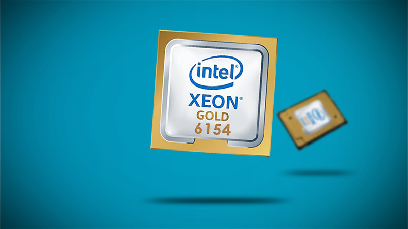 طراحی و ساخت پردازنده سرور اینتل Xeon Gold 6154