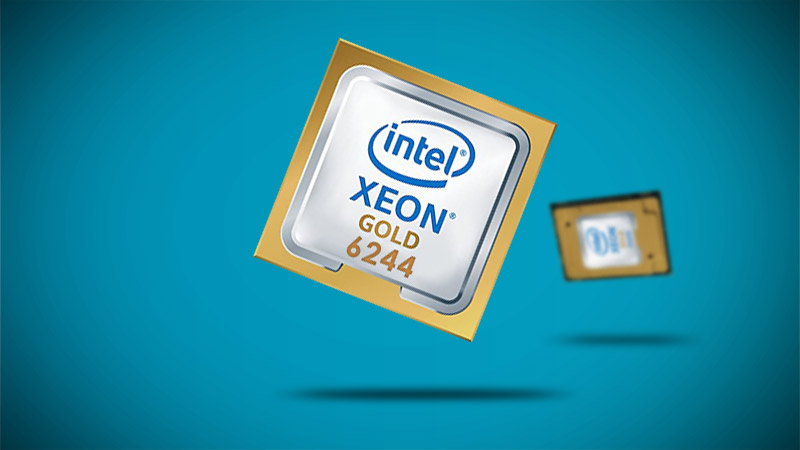 طراحی و ساخت پردازنده سرور اینتل Xeon Gold 6244