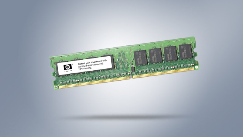 رم سرور اچ پی HP 4GB (1x4GB) Dual Rank x8 PC3-10600 DDR3-1333