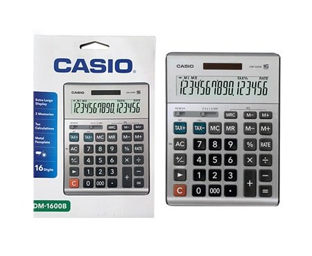 قابلیت و کارایی ماشین حساب کاسیو DM-1600B