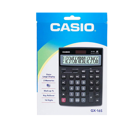 قابلیت و کارایی ماشین حساب کاسیو GX16s