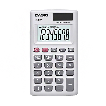 قابلیت و کارایی ماشین حساب کاسیو HS-8 LVBK