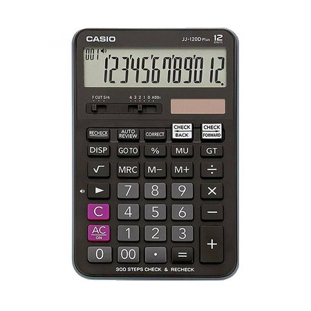 قابلیت و کارایی ماشین حساب کاسیو JJ-120D Plus