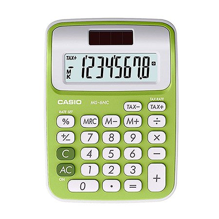 قابلیت و کارایی ماشین حساب کاسیو MS-6NC-GN