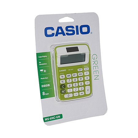 ماشين حساب کاسیو Casio MS-6NC-GN