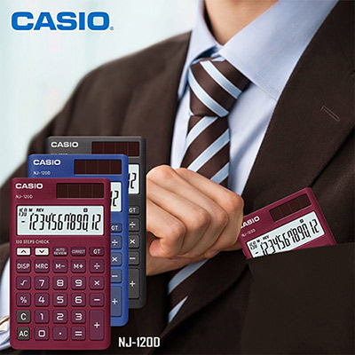 قابلیت و کارایی ماشین حساب کاسیو NJ-120D